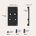 ZEROHAWK MOS to RMSc Adapter Plate for Glock