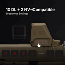 ZEROHAWK OC1 Red Dot Open Reflex Sight, 2 & 32 MOA, RMR Footprint