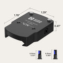 ZEROHAWK Picatinny Mount for OC1, 407C/507C, and Other RMR Footprint Red Dot