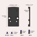 ZEROHAWK RMR to RMSc Adapter Plate for RMR Slide Cut